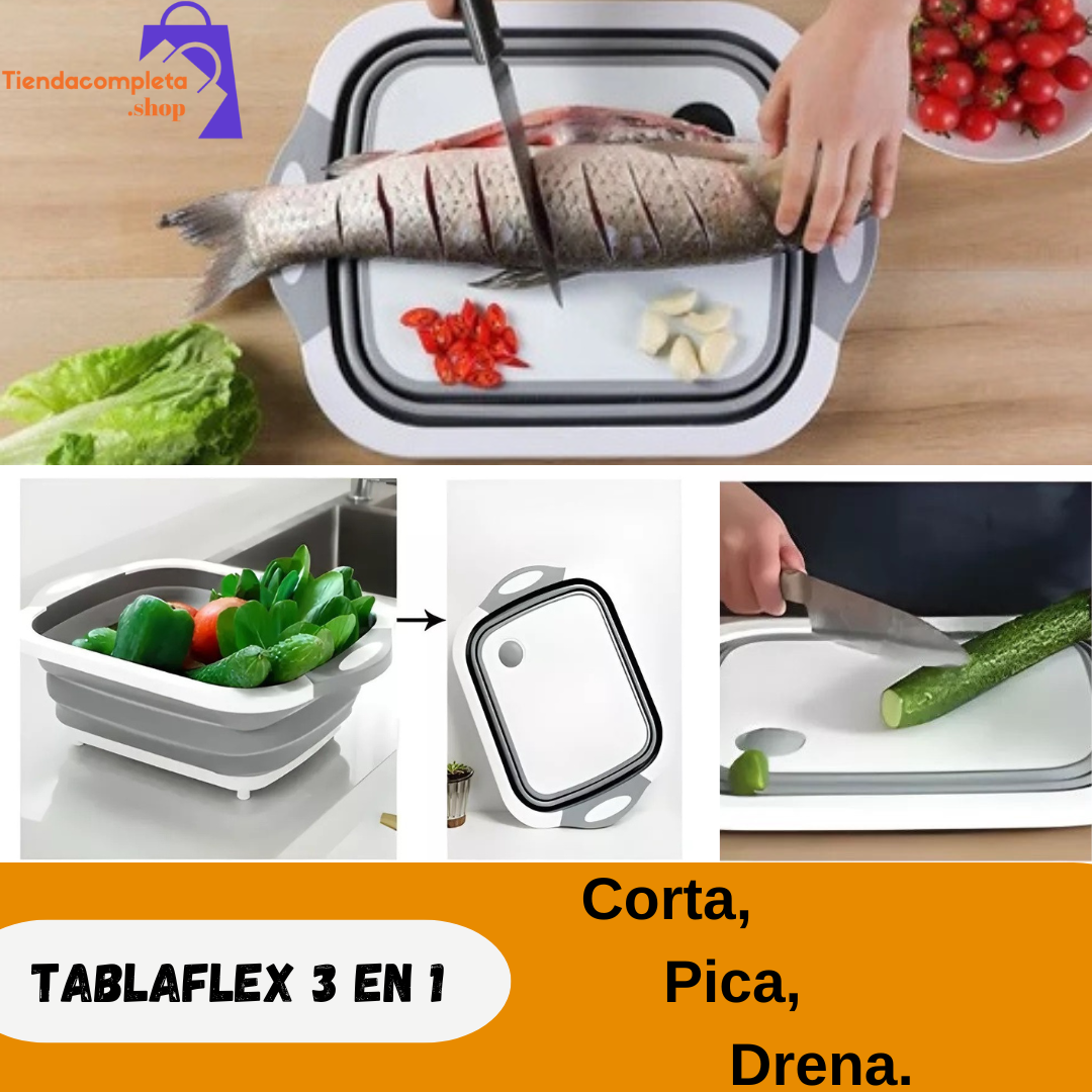 🌟TablaFlex 3 en 1: CORTA, PICA, DRENA  🔪💧